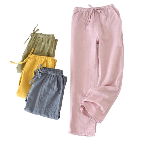 women's sleepwear spring new lovers sleep bottom men and women comfort gauze cotton pants couples solid color loose thin homewear, Black;red
women's sleepwear spring new lovers sleep bottom men and women comfort gauze cotton pants couples solid color loose thin homewear, Black;red