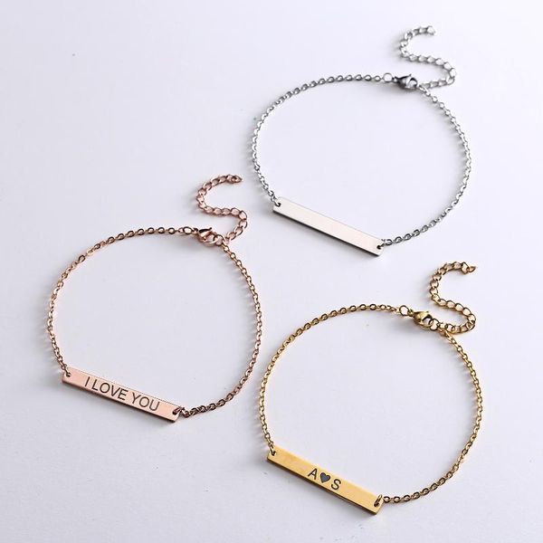 customized personalized bracelet initial hand-embossed chain stainless steel fashion for young people link,, Black
customized personalized bracelet initial hand-embossed chain stainless steel fashion for young people link,, Black