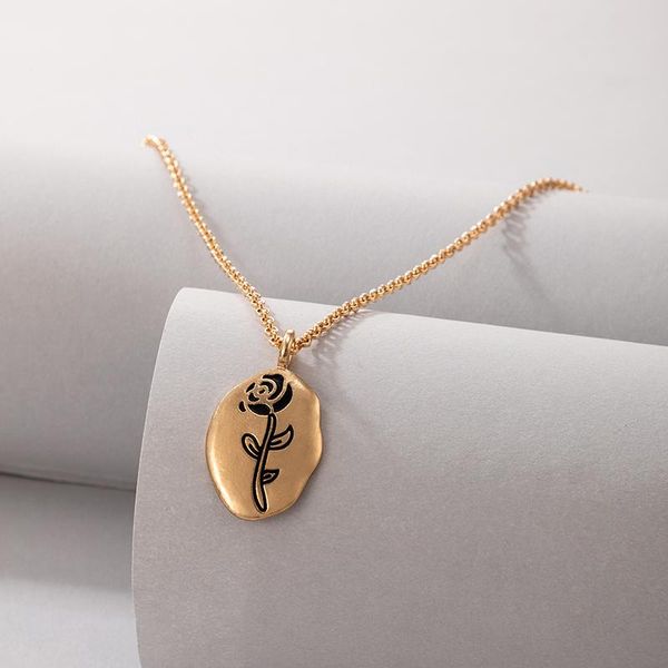 chains retro rose pendant necklace for women bohemian geometry gold alloy sweater chain female part jewelry accessories 20650, Silver
chains retro rose pendant necklace for women bohemian geometry gold alloy sweater chain female part jewelry accessories 20650, Silver