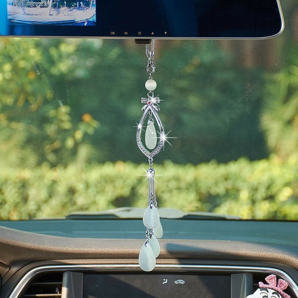 wholesale shiny crystals for car rearview mirror pendant diamond hanging named white 
wholesale shiny crystals for car rearview mirror pendant diamond hanging named white
