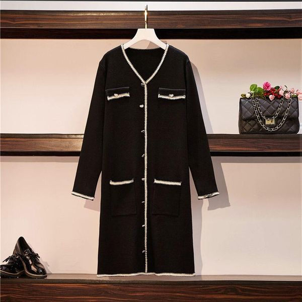 casual dresses plus size women's autumn korean clothing v-neck knitted sweater long-sleeved retro dress long pullover shirt vestidos k1, Black;gray
casual dresses plus size women's autumn korean clothing v-neck knitted sweater long-sleeved retro dress long pullover shirt vestidos k1, Black;gray