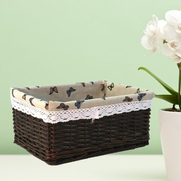 pcs wicker storage basket with butterfly-printed lining laundry organizer for toys books clothes size s(dark brown) baskets
pcs wicker storage basket with butterfly-printed lining laundry organizer for toys books clothes size s(dark brown) baskets