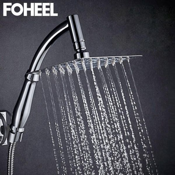 bathroom shower heads foheel 6 and 8 inch head stainless steel brass water saving rain spa square handheld
bathroom shower heads foheel 6 and 8 inch head stainless steel brass water saving rain spa square handheld