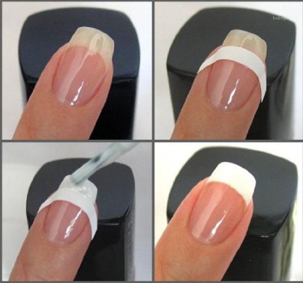 2packs (96pcs ) white french manicure strip nail art form fringe guides sticker diy line tips d401, Black
2packs (96pcs ) white french manicure strip nail art form fringe guides sticker diy line tips d401, Black
