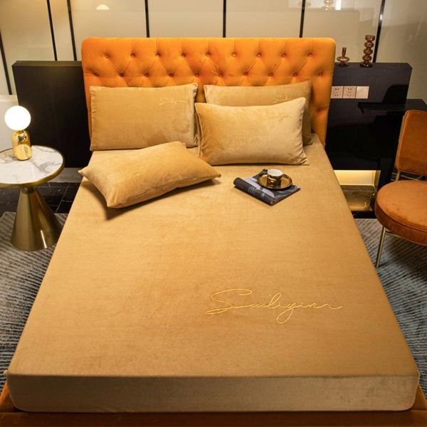 sheets & sets 1pcs elastic fitted sheet crystal velvet bed linen mattress cover solid color winter warm soft full double with band
sheets & sets 1pcs elastic fitted sheet crystal velvet bed linen mattress cover solid color winter warm soft full double with band