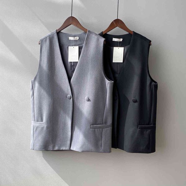 suits & blazers women's jacket 2021 korean spring loose v fashion cleavage blazer vest lady in office, White;black
suits & blazers women's jacket 2021 korean spring loose v fashion cleavage blazer vest lady in office, White;black