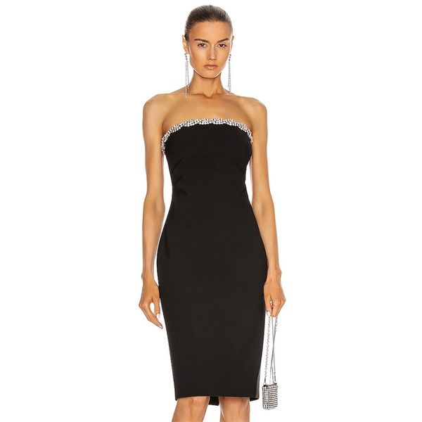 summer women black strapless bodycon bandage dress sleeveless diamonds club celebrity evening party dresses 210507, Black;gray
summer women black strapless bodycon bandage dress sleeveless diamonds club celebrity evening party dresses 210507, Black;gray