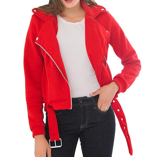 women's jackets fall women basic jacket coats casual long sleeve button up collar adjustable buckle waist motocycle style zipper baseba, Black;brown
women's jackets fall women basic jacket coats casual long sleeve button up collar adjustable buckle waist motocycle style zipper baseba, Black;brown