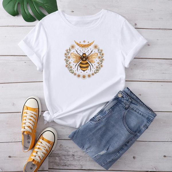 women's t-shirt summer print t-shirts for women harajuku cotton t shirt green plus size female casual tee clothing mujer, White
women's t-shirt summer print t-shirts for women harajuku cotton t shirt green plus size female casual tee clothing mujer, White