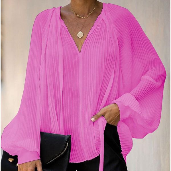 women's blouses & shirts mandylandy women long sleeve shirt solid color v-neck summer casual rose loose streetwear, White
women's blouses & shirts mandylandy women long sleeve shirt solid color v-neck summer casual rose loose streetwear, White