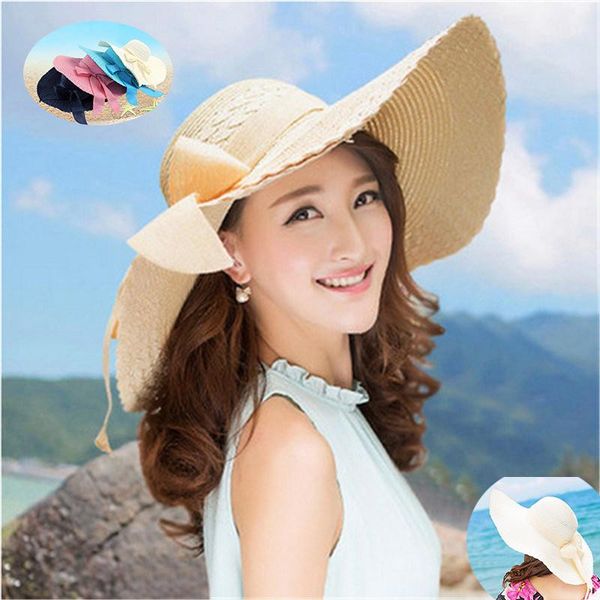 wide brim hats sun beach wedding hat ladies womens foldable brimmed floppy straw summer, Blue;gray
wide brim hats sun beach wedding hat ladies womens foldable brimmed floppy straw summer, Blue;gray