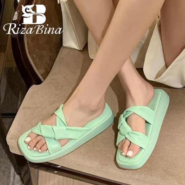 slippers rizabina women shoes platform candy color square toe slip on summer slides ladies footwear size 34-40, Black
slippers rizabina women shoes platform candy color square toe slip on summer slides ladies footwear size 34-40, Black