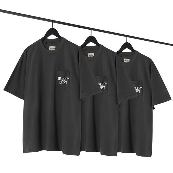 men's t-shirts gallery dept short-sleeved letter printed t-shirt 100% cotton loose high street couple for men women, White;black
men's t-shirts gallery dept short-sleeved letter printed t-shirt 100% cotton loose high street couple for men women, White;black