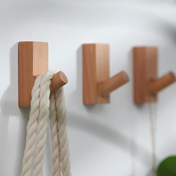 hooks & rails natural wooden coat hook back door hanger 3m self adhesive bag hats belt storage organizer walnut hanging rack
hooks & rails natural wooden coat hook back door hanger 3m self adhesive bag hats belt storage organizer walnut hanging rack
