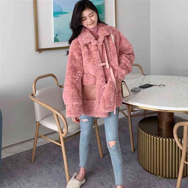 autumn winter lamb wool coat female fur jackets korean faux warm outerwear thick plush fleece 210517, Black
autumn winter lamb wool coat female fur jackets korean faux warm outerwear thick plush fleece 210517, Black