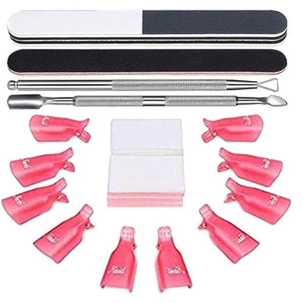 nail art kits gel polish remover clips brush pads cuticle pusher file manicure tools kit
nail art kits gel polish remover clips brush pads cuticle pusher file manicure tools kit