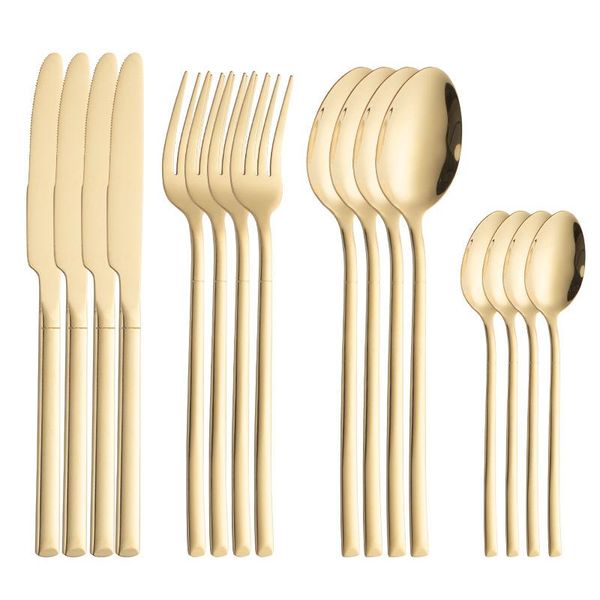 flatware sets tableware golden cutlery set western fork spoon knife stainless steel gold dinnerware
flatware sets tableware golden cutlery set western fork spoon knife stainless steel gold dinnerware