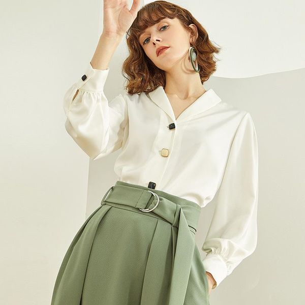 women's polos french chiffon white shirt design sense large size long sleeve professional wear hong kong style
women's polos french chiffon white shirt design sense large size long sleeve professional wear hong kong style