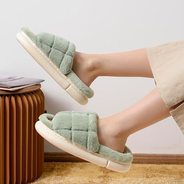 slippers winter 2021 women's thick-bottomed fur furry for home soft platform shoes indoor house warm cotton, Black
slippers winter 2021 women's thick-bottomed fur furry for home soft platform shoes indoor house warm cotton, Black