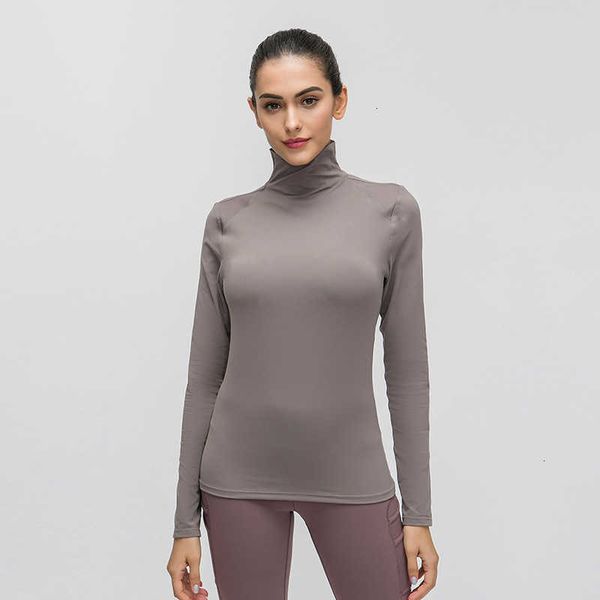 women's blouses & shirts skin friendly nude fitness stand collar net yoga dress elastic slim long sleeve t-shirt women match for leggi, White
women's blouses & shirts skin friendly nude fitness stand collar net yoga dress elastic slim long sleeve t-shirt women match for leggi, White