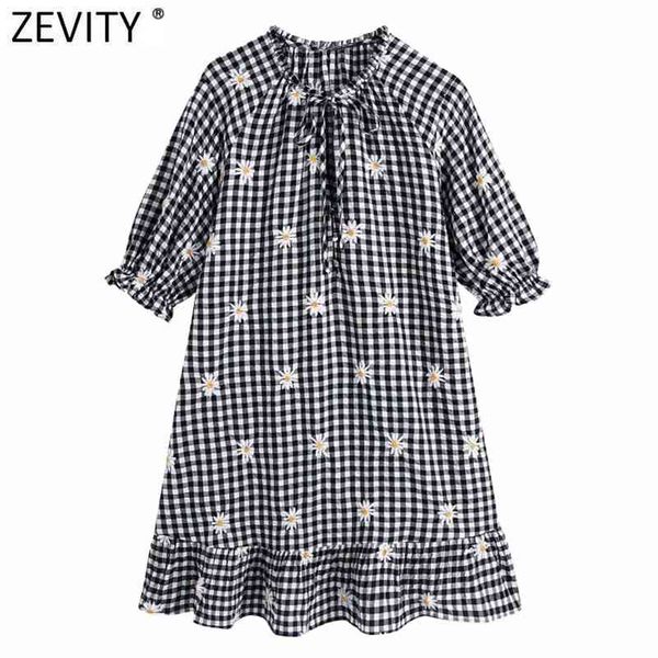women vintage flower embroidery plaid straight mini dress female chic bow tied hem ruffles kimono vestido ds8268 210416, Black;gray
women vintage flower embroidery plaid straight mini dress female chic bow tied hem ruffles kimono vestido ds8268 210416, Black;gray