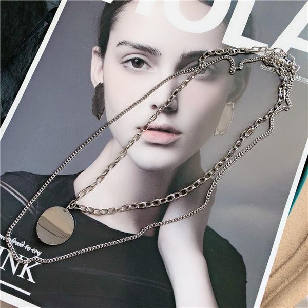 pendant necklaces fashion retro punk necklace personality hipster street shoot soil cool wild clavicle neck chain, Silver
pendant necklaces fashion retro punk necklace personality hipster street shoot soil cool wild clavicle neck chain, Silver
