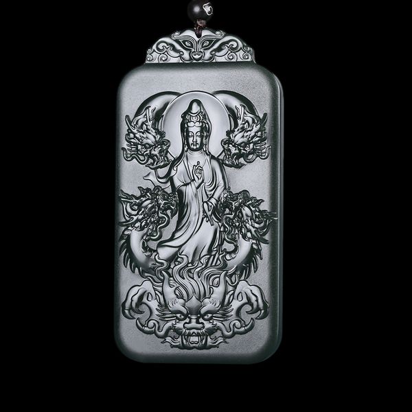 drop shipping hetian jade dragon guanyin necklace pendant fine jewelry, Black;brown
drop shipping hetian jade dragon guanyin necklace pendant fine jewelry, Black;brown