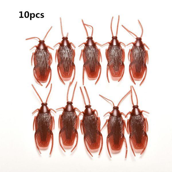 10pcs prank funny trick joke toys special lifelike model simulation fake rubber cockroach cock roach bug roaches toy
10pcs prank funny trick joke toys special lifelike model simulation fake rubber cockroach cock roach bug roaches toy