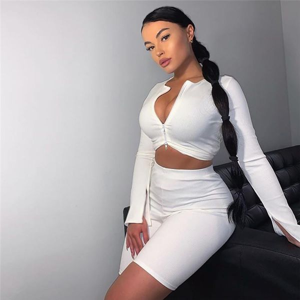 women's tracksuits 2021 autumn winter two piece set women fashion tracksuit female solid bodycon suit long sleeve shirt + shorts, Gray
women's tracksuits 2021 autumn winter two piece set women fashion tracksuit female solid bodycon suit long sleeve shirt + shorts, Gray