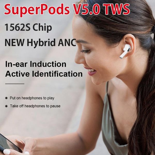 superpods v5.0 1562s chip anc earphone real hey siri 12d super bass earbuds 5-7h music time headphones & earphones
superpods v5.0 1562s chip anc earphone real hey siri 12d super bass earbuds 5-7h music time headphones & earphones