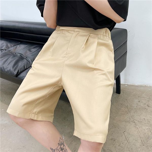 men's shorts 2021 summer korean style personality asymmetry placket suit men casual loose black for size m-xxl, White;black
men's shorts 2021 summer korean style personality asymmetry placket suit men casual loose black for size m-xxl, White;black