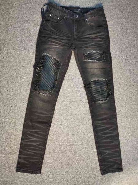 second hair am 2021 fashion wash black super large split leather slim slp jeans for men, Blue
second hair am 2021 fashion wash black super large split leather slim slp jeans for men, Blue