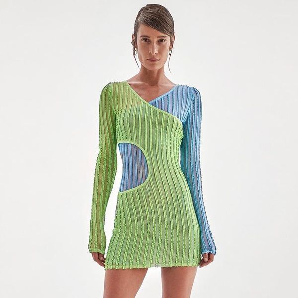casual dresses one shoulder long sleeve v neck blue green patchwork mini dress 2021 autumn women perspective double wear vacation, Black;gray
casual dresses one shoulder long sleeve v neck blue green patchwork mini dress 2021 autumn women perspective double wear vacation, Black;gray