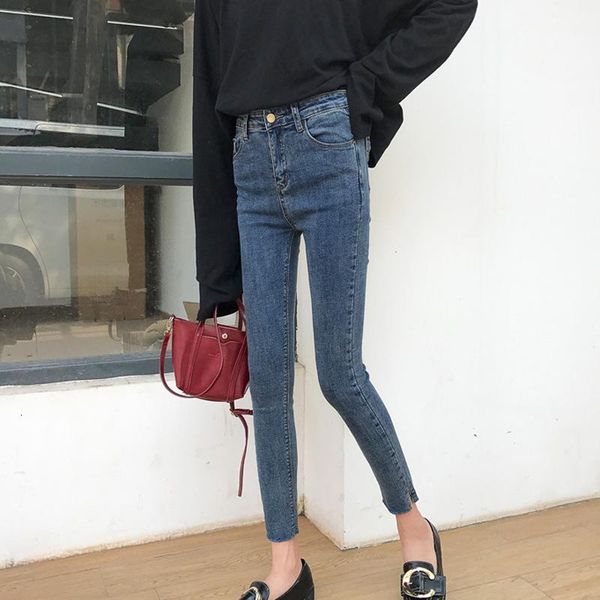 Women's Jeans Office Lady Fashion for Women Washed High Waisted Pencil Skinny Blue Ankle- Length Denim Pants IZ3P
Women's Jeans Office Lady Fashion for Women Washed High Waisted Pencil Skinny Blue Ankle- Length Denim Pants IZ3P