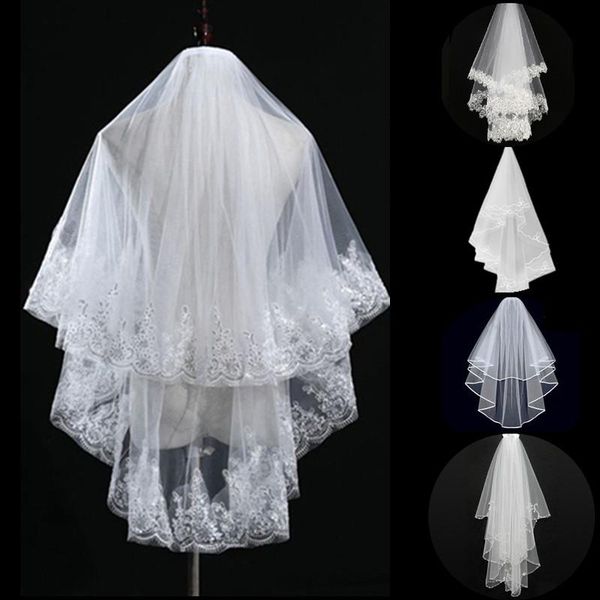 bridal veils fashion style handmade polyester generous bride wedding accessories party lace veil beautful prensent for female, Black
bridal veils fashion style handmade polyester generous bride wedding accessories party lace veil beautful prensent for female, Black
