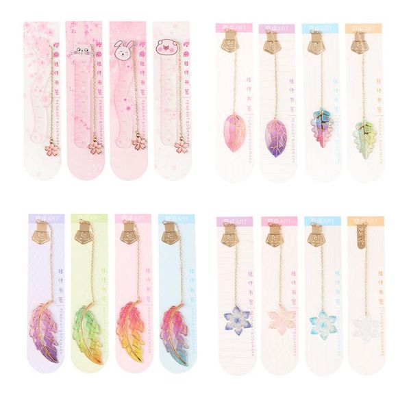 creative binder metal bookmark with cute pendant leafs cherry blossoms book clip student teacher gift school stationery
creative binder metal bookmark with cute pendant leafs cherry blossoms book clip student teacher gift school stationery