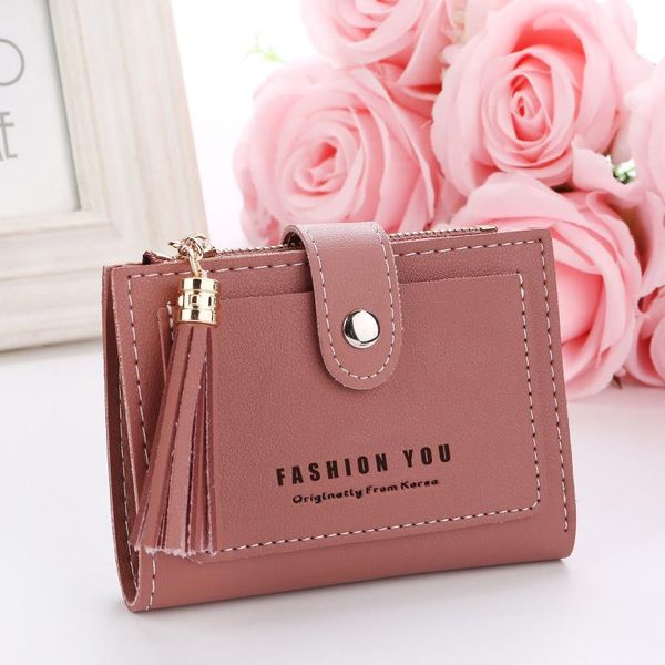 wallets jiulin lady leather designer short letter tassel coin purse card holders women's wallet women, Red;black
wallets jiulin lady leather designer short letter tassel coin purse card holders women's wallet women, Red;black