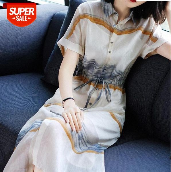 women's short-sleeved waist skirt fashion print mid-length loose dress #ea1v, Black;gray
women's short-sleeved waist skirt fashion print mid-length loose dress #ea1v, Black;gray
