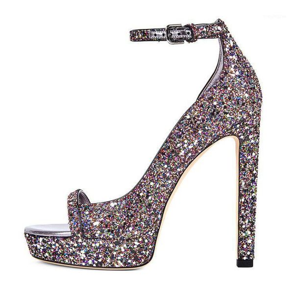 summer explosion models thick with waterproof platform buckle sequins fashion sandals high-heeled large size women's shoes1, Black
summer explosion models thick with waterproof platform buckle sequins fashion sandals high-heeled large size women's shoes1, Black