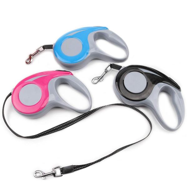 3m/5m one hand control retractable dog leashes abs nylon walking running training reflective leash for small medium dogs collars &
3m/5m one hand control retractable dog leashes abs nylon walking running training reflective leash for small medium dogs collars &