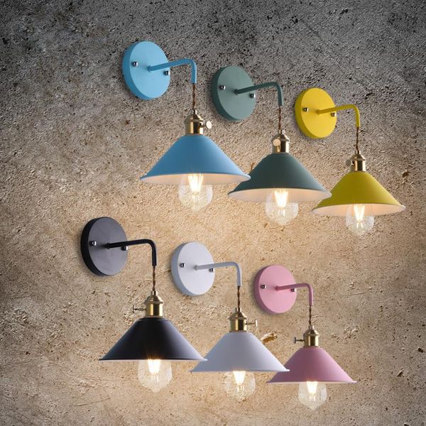 nordic simplicity led e27 macarons colorful wall light home improvement bed study bedside aisle foyer children room lamp
nordic simplicity led e27 macarons colorful wall light home improvement bed study bedside aisle foyer children room lamp