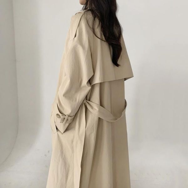women's trench coats collar double breasted casual long windbreaker coat 2021 cotton belt raglan sleeve, Tan;black
women's trench coats collar double breasted casual long windbreaker coat 2021 cotton belt raglan sleeve, Tan;black