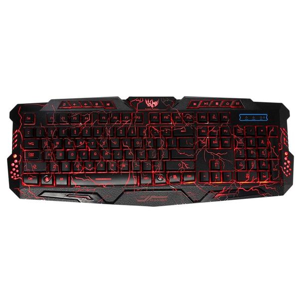 gaming keyboard, tricolor backlit cracked wired keyboard with 104 keys, for pc / lapcomputer keyboards
gaming keyboard, tricolor backlit cracked wired keyboard with 104 keys, for pc / lapcomputer keyboards