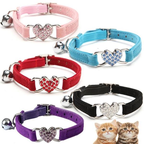 cat collars & leads cute kitten stretch pet necklacce bell heart-shaped velvet dog collar fashion peach heart flocking with bells 6 c
cat collars & leads cute kitten stretch pet necklacce bell heart-shaped velvet dog collar fashion peach heart flocking with bells 6 c