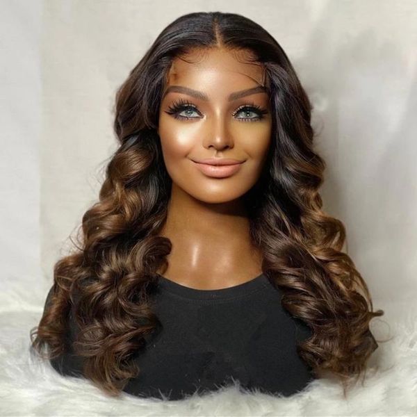 lace wigs ombre dark brown human hair wig wavy 13x6 deep part front for women pre plucked remy bleached knots 200% density, Black;brown
lace wigs ombre dark brown human hair wig wavy 13x6 deep part front for women pre plucked remy bleached knots 200% density, Black;brown
