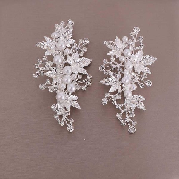 hair clips & barrettes 1pair exquisite imitation pearl leaves hairclips for bride luxury diamond tiaras korean elegent women accessories lb, Golden;silver
hair clips & barrettes 1pair exquisite imitation pearl leaves hairclips for bride luxury diamond tiaras korean elegent women accessories lb, Golden;silver