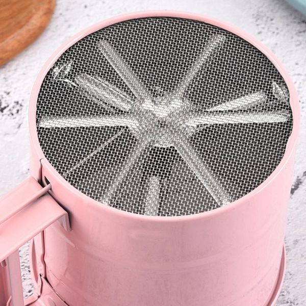 1pcs stainless steel handheld flour shaker mesh sieve cup powder icing sugar bake pastry tool hand-pressed sifters baking & tools
1pcs stainless steel handheld flour shaker mesh sieve cup powder icing sugar bake pastry tool hand-pressed sifters baking & tools