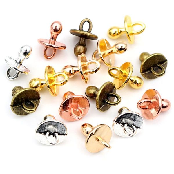 charms 30pcs baby pacifier binky teether 14x10mm handmade craft pendant making tibetan silver plated diy for bracelet necklace, Bronze;silver
charms 30pcs baby pacifier binky teether 14x10mm handmade craft pendant making tibetan silver plated diy for bracelet necklace, Bronze;silver