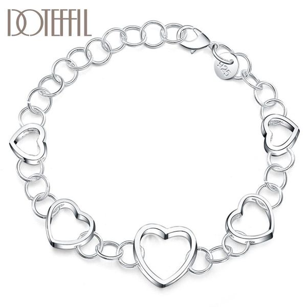 other bracelets doteffil 925 sterling silver love heart ball bracelet for women wedding engagement party fashion jewelry, Golden;silver
other bracelets doteffil 925 sterling silver love heart ball bracelet for women wedding engagement party fashion jewelry, Golden;silver