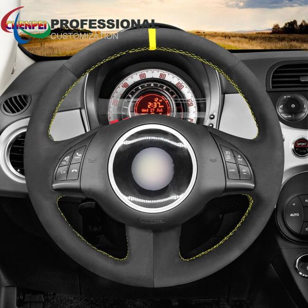 steering wheel covers diy hand-sewn non-slip black synthetic suede cover for 500 2007-2021 500e 500c car interior accessories
steering wheel covers diy hand-sewn non-slip black synthetic suede cover for 500 2007-2021 500e 500c car interior accessories